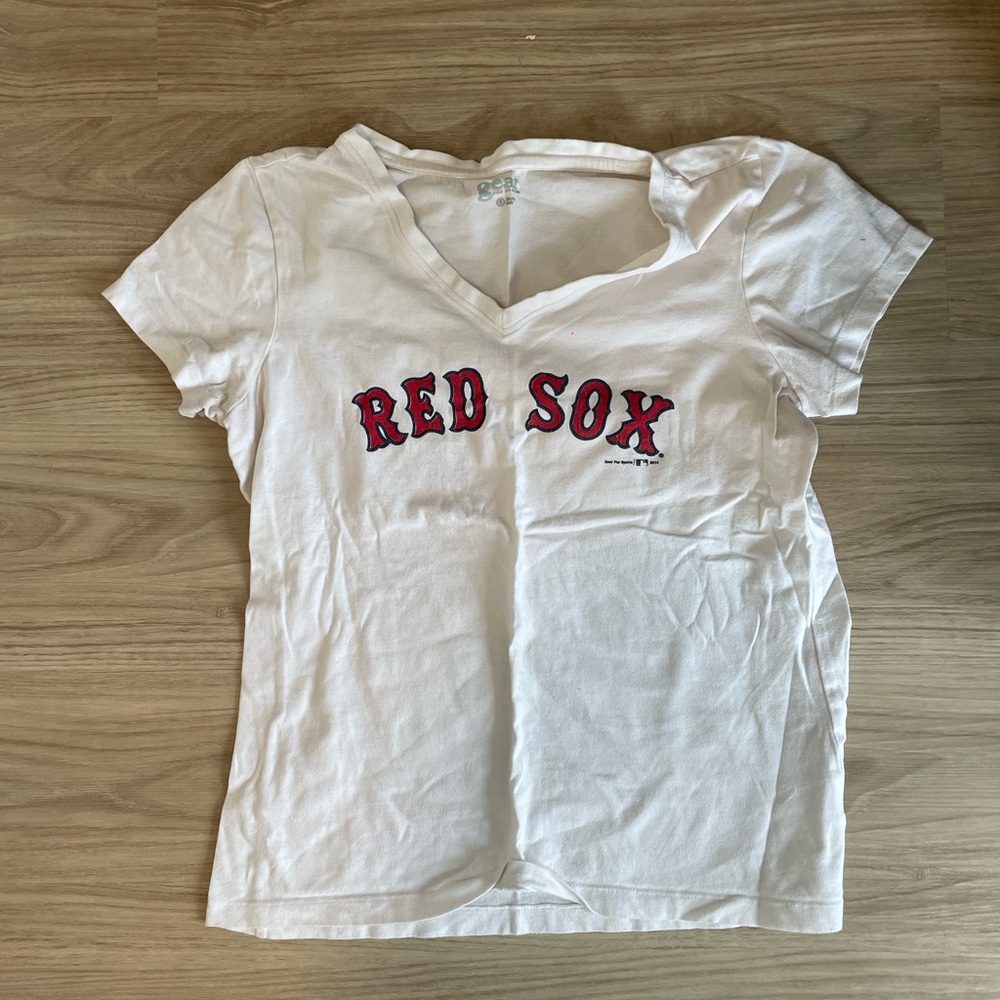White Boston Red Sox Tshirt